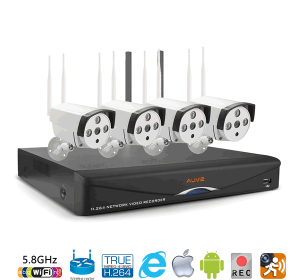 4CH 5.8G WIFI NVR KITS